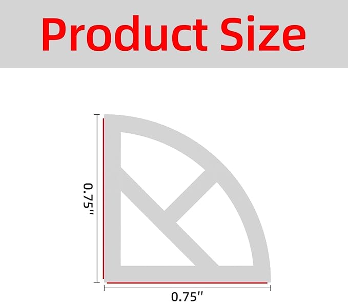 3/4 Inch Flexible Quarter Round Molding, Peel and Stick Rubber Floor Trim, Quarter Round Trim, Self-Adhesive Bathtub Trim Molding(Hollow, 480Inch)