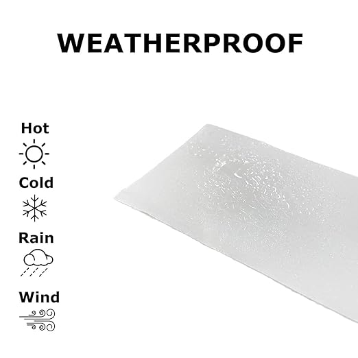 RV Roof Tape, 3" x 50' White - UV-Resistant Camper Roof Sealant, Stops Leaks - Eternabond Equivalent