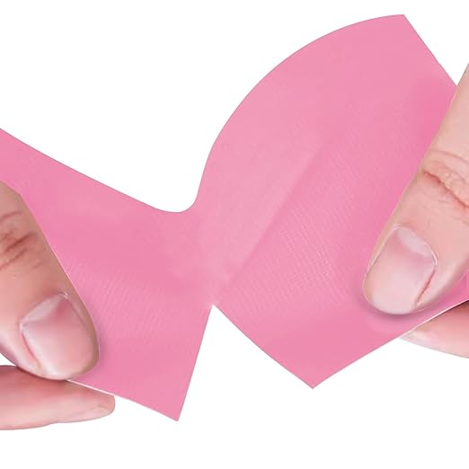 Pink Heavy Duty Duct Tape, 4 Inch x 55 Yards, Industrial Grade Waterproof & UV Resistant, Strong Adhesive for Indoor Outdoor Repairs, Crafts, Home Improvement, Moving Packing and DIY Projects