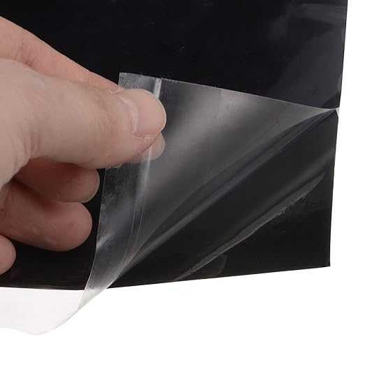 HARFINGTON Waterproof Patch Seal Tape 12" x5' Leak Repair Tape for Plastic Bucket/Basin Hoses Duct Pipes, Black