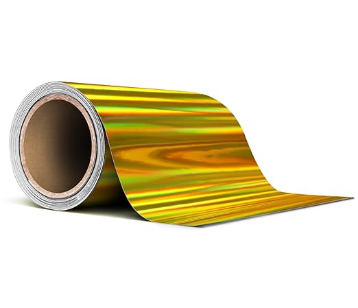VViViD Holographic Gold Chrome Pinstripe Vinyl Tape Roll (3” x 25ft)