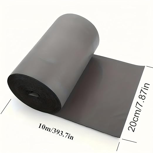 Waterproof Sealant Tape Self Adhesive Rubberized Asphalt Tape for RV Roof Metal Roof Corrugated Roof Leak Repair UV Resistant Heavy Duty Waterproofing Membrane (Gray, 393.7 InX 7.87 in)