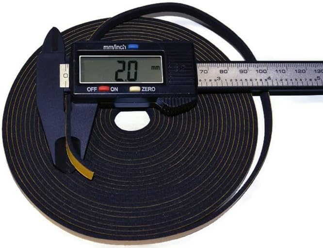 ACCORDION BELLOWS REPAIR SEAL TAPE ROLL ITALIAN MADE SELF ADHESIVE 16 FEET ROLL SIZE: (10MM WIDE X 2MM THICKNESS)