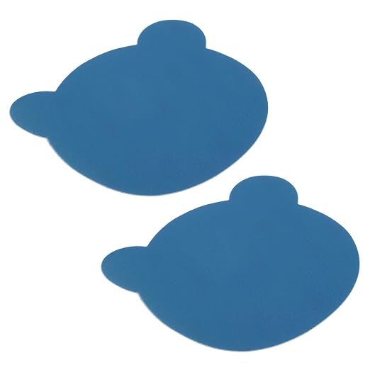 PATIKIL Leather Repair Patch, 2 Pcs 4 x 3.5 Inch Self-Adhesive Vinyl Patch Furniture Tape Repair Kit for Sofas Couches Stools Chairs Cabinets Bags, Teal Blue