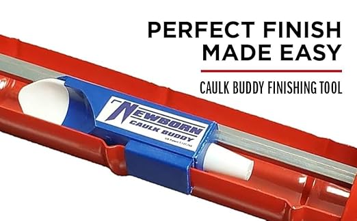 Newborn E-Z Thrust Drip-Free Hex Rod Cradle Caulk Gun with Spring Clip, 1/10 Gallon Cartridge, 10:1 Ratio