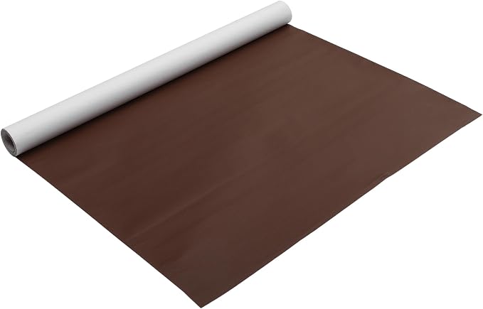Self Adhesive Leather Repair Patch Strong Stickiness 19.6"x53.9" Leather Repair Tape PVC Faux Leather Red Brown 1 Pcs