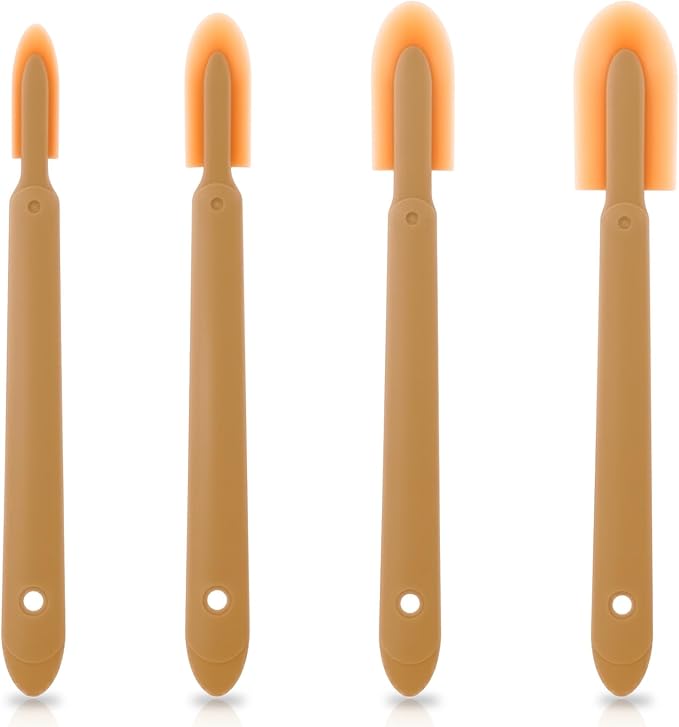 Rubber Caulking Tool, 4PCS Multi Size Flexible Silicone Caulking Tools Finishing Set with Caulk Smoother, Caulk Remover Tool, Caulks Smoothing Tools for Corners, Gaps & Seams