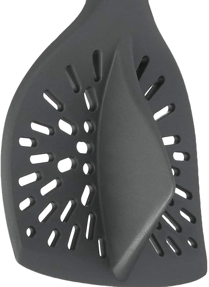 Tovolo Elements Ground Beef Chopper Tool for Mashing Smashing Separating Crumbling Straining Utensil, Dishwasher Safe BPA Free Silicone Meat Smasher Crumbler for Ground Beef Turkey Chicken