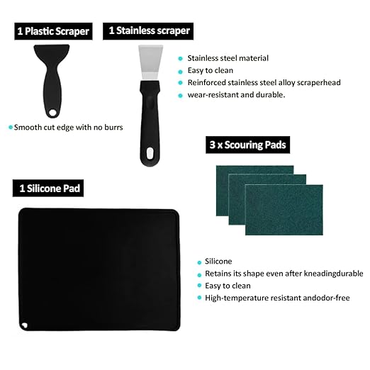 Resin 3D Printer Tool Kit, Stainless Steel Funnel with Strainers, Silicone Mat, Resin Filters & Basic Accessories for SLA/DLP/LCD 3D Printing Post-Processing