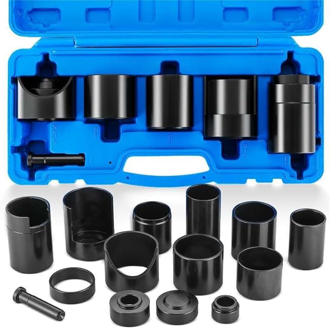 14PCS Master Ball Joint Remover Installer Adapter Tool Set for Ball Joint Replacement and Repair - 2WD and 4WD Cars, Trucks and SUVs