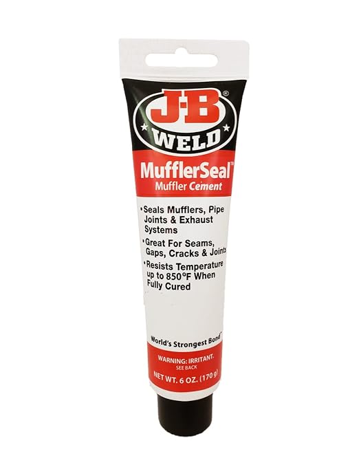 J-B Weld MufflerSeal Muffler Cement Plastic Tube 6 oz. (37906)