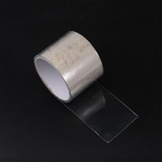 HARFINGTON Waterproof Patch Seal Tape 2" x5' Leak Repair Tape for Plastic Bucket/Basin Hoses Duct Pipes, Transparent
