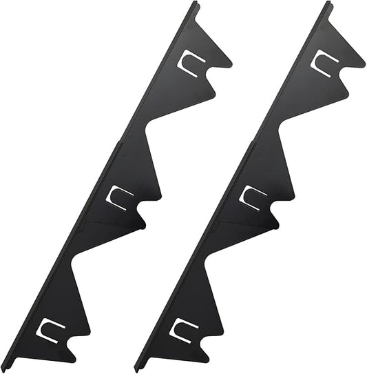 Stove Gap Covers Stainless Steel, 2 Pcs Stove Gap Filler, Heat Resistant and Easy to Clean, Retractable Length 13.8" to 27.5", Width 0.79",Black