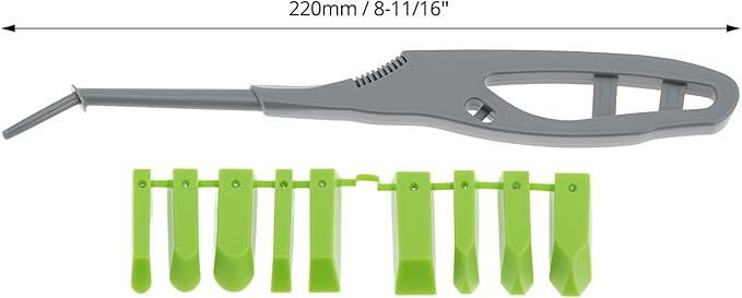 QWORK Caulking Tool Kit, Silicone Finishing Tools with 9 Interchangeable Pads for Tight Areas