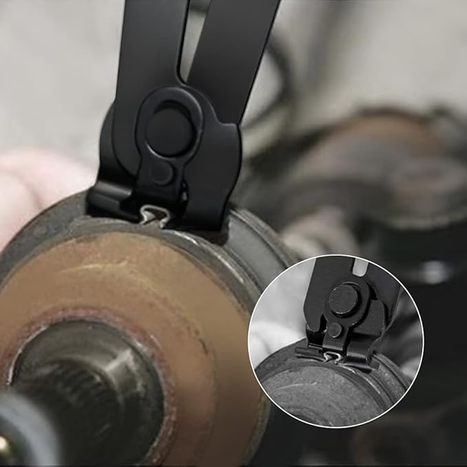 For Auto/ATV CV Joint Axle Boot Clamp Pliers Tool with 20 Crimp Bands -Ear Type Extension For Most Cars