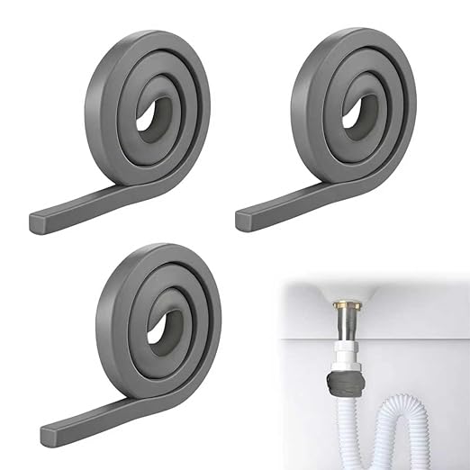 3Pack Moldable Silicone Putty, Non Hardening Waterproof Sealant Compound, Reusable & Pliable Seal Putty for Metal, Glass, Wood, Ceramic, Bathroom, Pipes and Wall Gaps Repair (Grey)