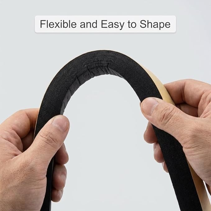 QWORK Pipe Wrap Insulation, Waterproof Foam Insulation Tape Adhesive for Hot or Cold Pipes, 33 Ft x 2 Inch Wide x 1/8 Inch Thick