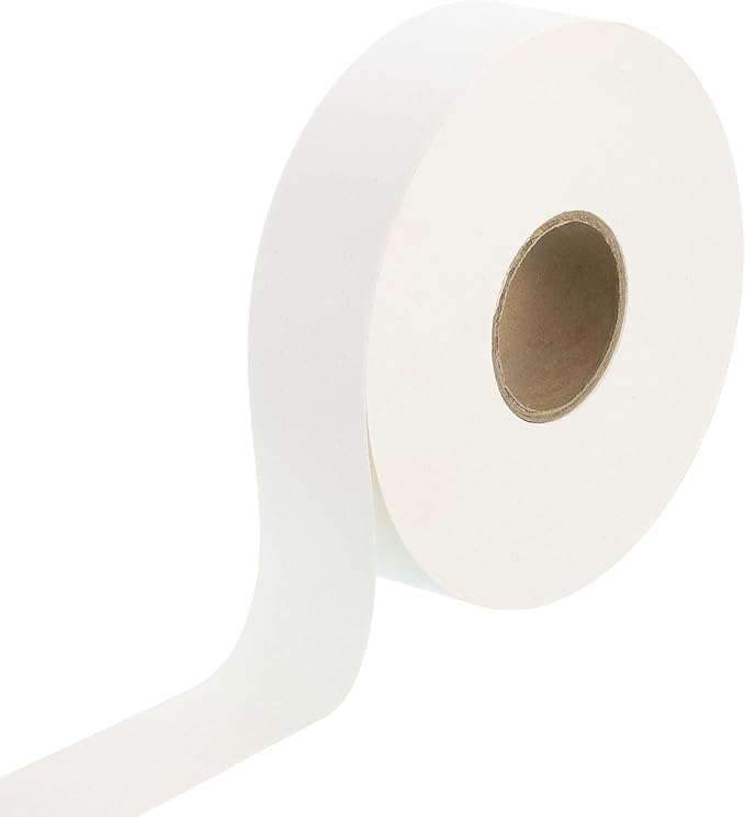uxcell Drywall Joint Tape, 2" x 492Ft Waterproof Crack Repair Tape, Wall Patch Repair Fabric Roll for Seam Concrete, Wall Sheetrock, Ceiling Crack, White