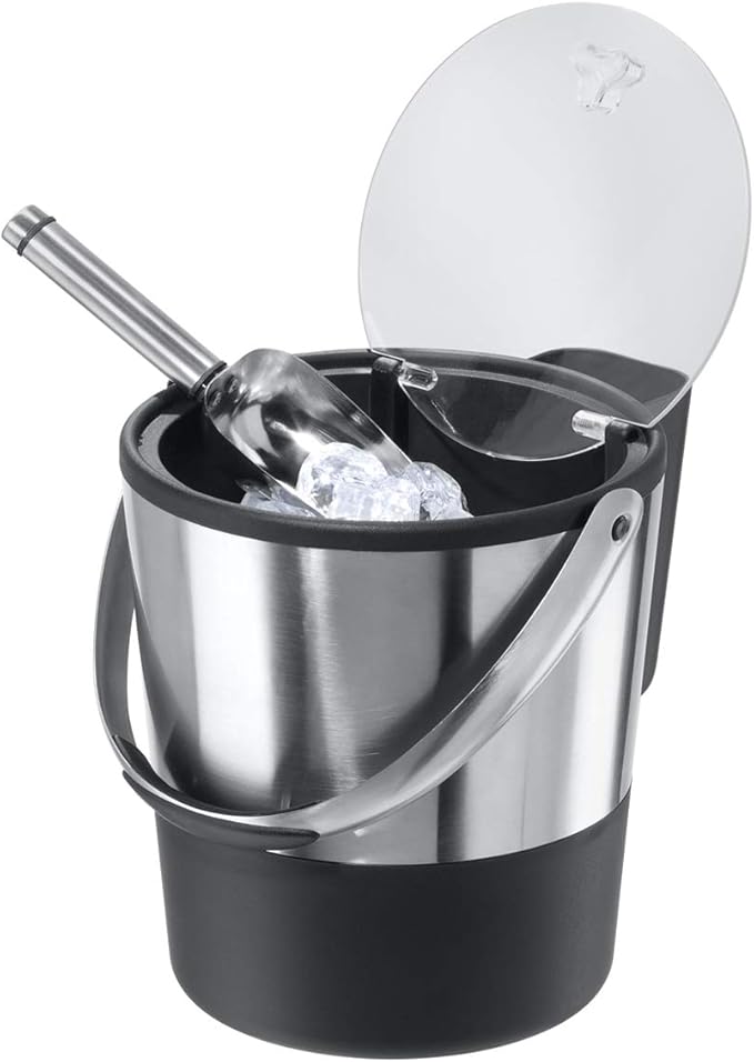 Oggi Insulated Ice Bucket (4 Quart) and Acrylic Oval Party Tub