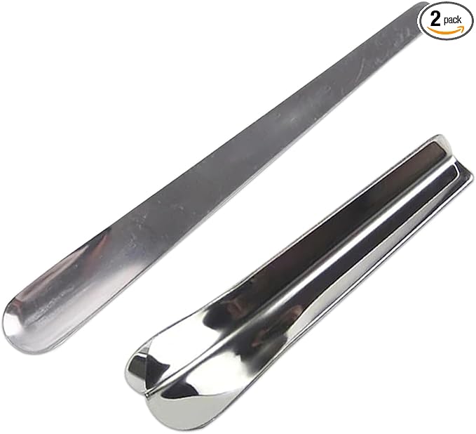 2 Pack Caulking Tool Kit, Grout Cleaning Tool, Metal Caulking Finishing Tools for Wall Tile, Grout Removal Tools for Tile, Grout Application Tool for Inside and Outside Corners