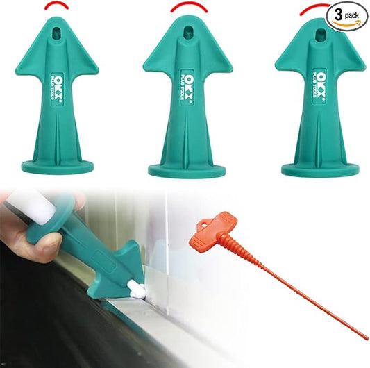 ORXPLUS Tools Caulking Gun Nozzle Adapter, Reusable Applicator, Silicone Caulking Tools(6.5R, 10R, 13R) w/Caulk Saver