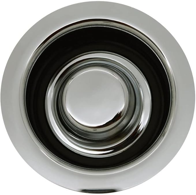Westbrass D2089-05 4-1/4" Kitchen Sink Waste Disposal Drain Flange and Stopper, Polished Nickel