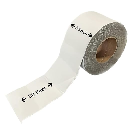 RV Roof Tape, 3" x 50' White - UV-Resistant Camper Roof Sealant, Stops Leaks - Eternabond Equivalent