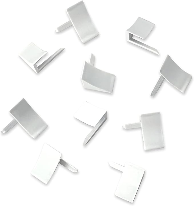 InstaTrim End Caps - 10 White 1/2" Wide Trim End Cap Pieces - Trim for Corners - Paintable