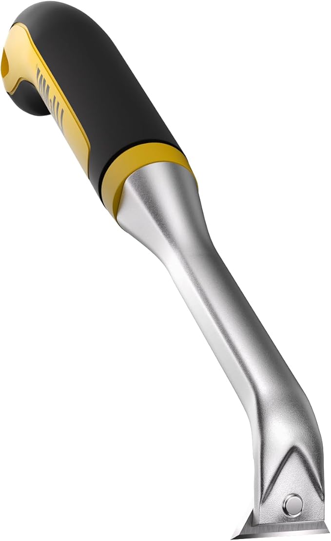 LU&MN Carbide Scraper Tool – 1-INCH Tungsten Carbide Triangular Blade, Heavy-Duty Paint, Glue & Putty Remover with Ergonomic Non-Slip Handle