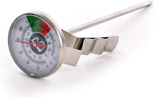 Brewista Short Frothing Thermometer-5-Inch with Clip , 5-Inch, Stainless Steel