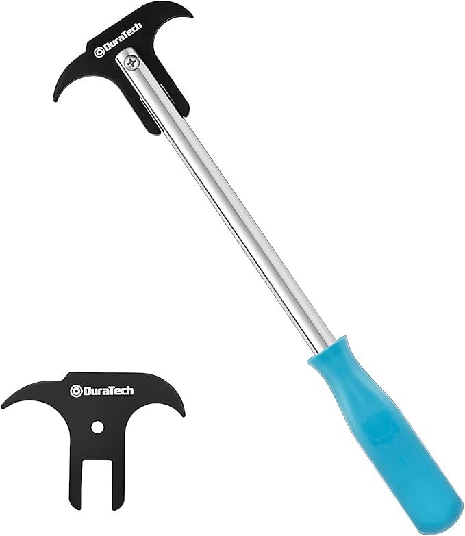 DURATECH Seal Puller with Extra Blade, Heat Treated Steel, Dual Hook Tips for Oil and Grease Seals Removal