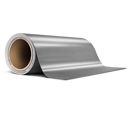 VViViD Satin Silver Chrome Pinstripe Vinyl Tape Roll (4” x 25ft)