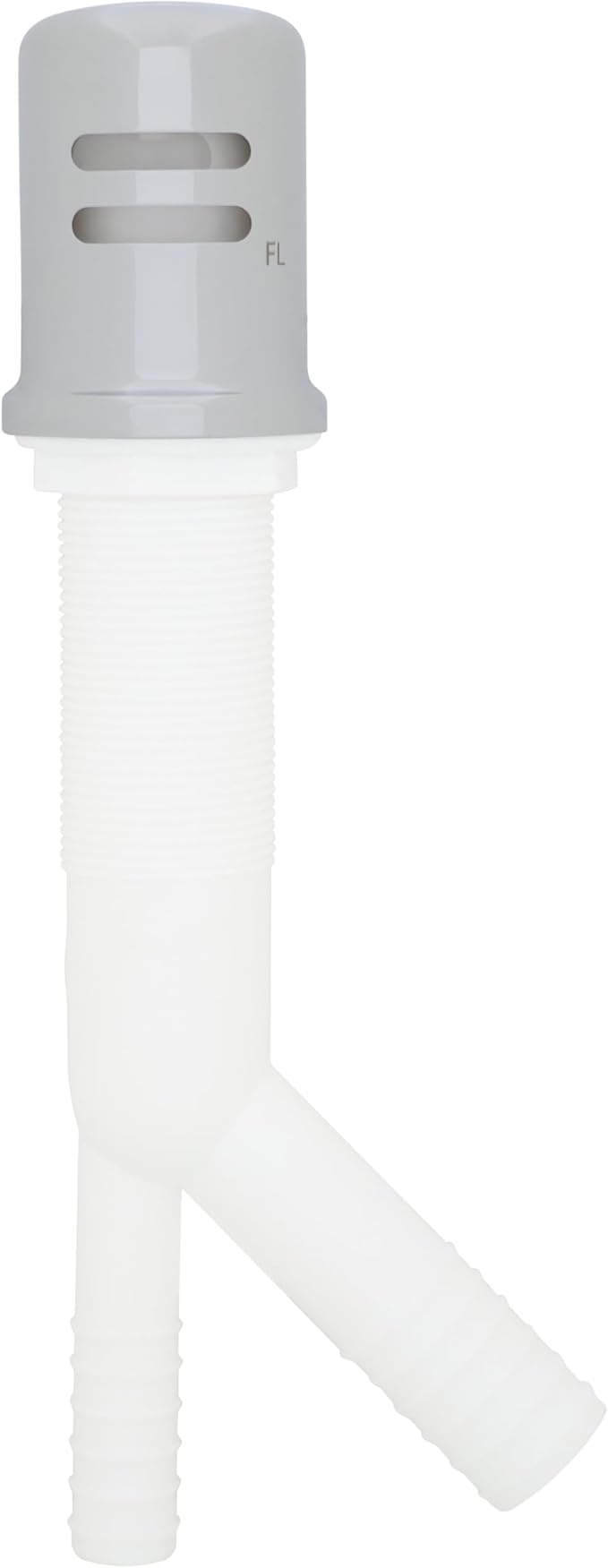 Westbrass R200-1-26 1-3/4" x 2-3/4" Solid Brass Air Gap Cap Kit, Skirted, Polished Chrome