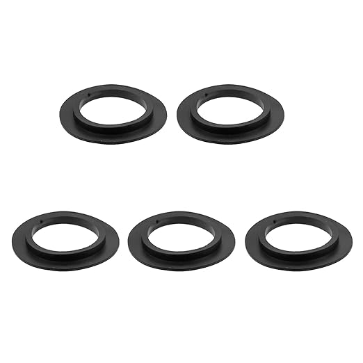 Assorted Basket Washers - Flexible Rubber Seals for Kitchen Sink Drain - 5pcs/Set - Simple Installs - Leak Proof Sink Seal