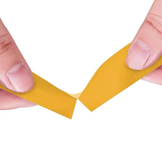 Yellow Heavy Duty Duct Tape, 1 Inch x 55 Yards, Industrial Grade Waterproof & UV Resistant, Strong Adhesive for Indoor Outdoor Repairs, Crafts, Home Improvement and DIY Projects