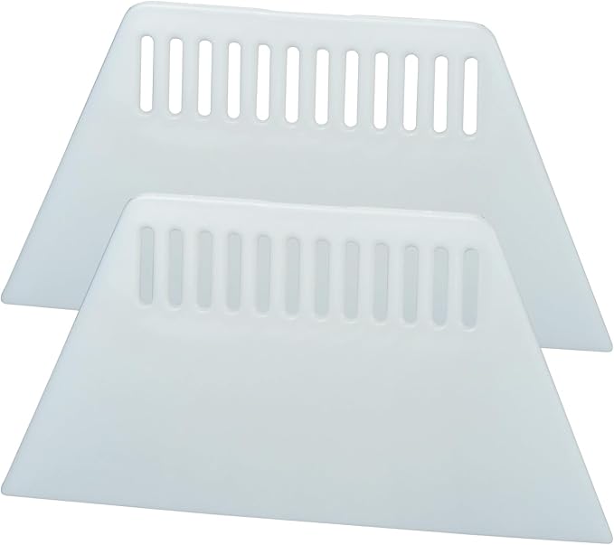Scraper 2-Pack, 10x5 Inch Smoothing Tool for Wallpaper, Contact Paper and Window Film Application, Bubble Removal DIY Tool