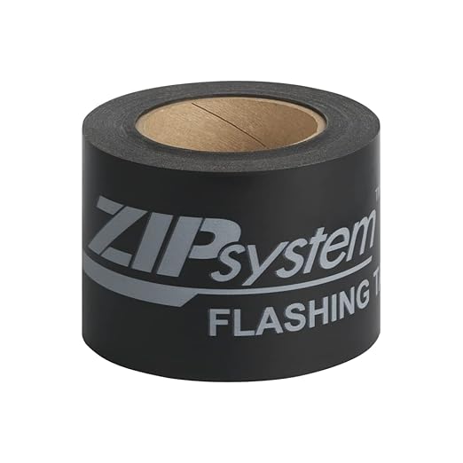 ZIP System Flashing Tape - Adhesive Flashing Tape - Advanced Acrylic Adhesive - Professional-Grade - Weather Protection - for Windows, Doors, & Rough Openings - 6" x 75' Roll