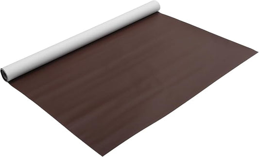 Self Adhesive Leather Repair Patch Strong Stickiness 19.6"x27.5" Leather Repair Tape PVC Faux Leather Deep Brown 1 Pcs