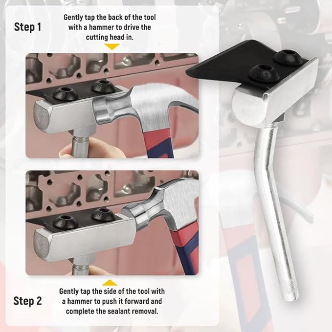 TENGBASE Gasket Separator Tool, Engine Oil Pan Sealant Removal Scraper, Fit for Most Vehicles