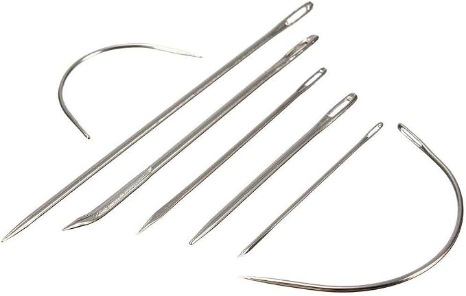 Vitoki Heavy Duty Hand Sewing Needles Kit for Home Upholstery Carpet Leather Canvas Repair by Vitoki, Pack of 7