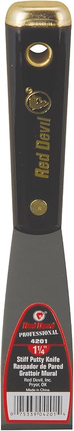 Red Devil 4201 1 1/4" Stiff Putty Knife