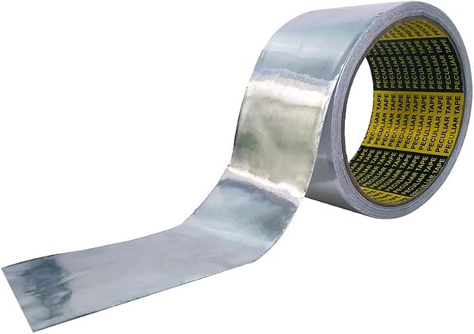 HEATIT Aluminum Foil Tape Professional Grade 2 inch x 30 feet (10yard Length) Thick 5.3mil (2.4mil foil and 2.9mil Backing Paper) for HVAC, Ducts, Pipes, Metal Repair, Heating Cable Application etc