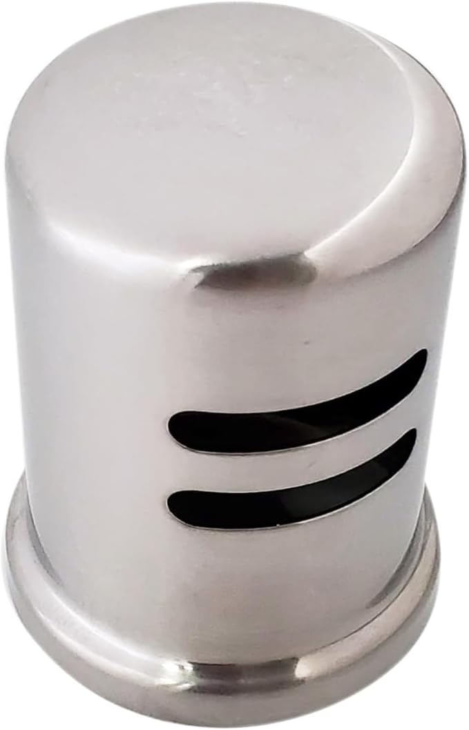 Westbrass D200-1-20 1-3/4" x 2-3/4" Solid Brass Air Gap Cap Kit, Skirted, Stainless Steel