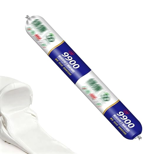 9900 Sealant Waterproof,Outdoor Silicone Sealant, Permanently Repairs Roof & Wall Cracks, Waterproof, Heat & Stretch-Resistant, Tough & Tear-Proof for Exteriors (White)