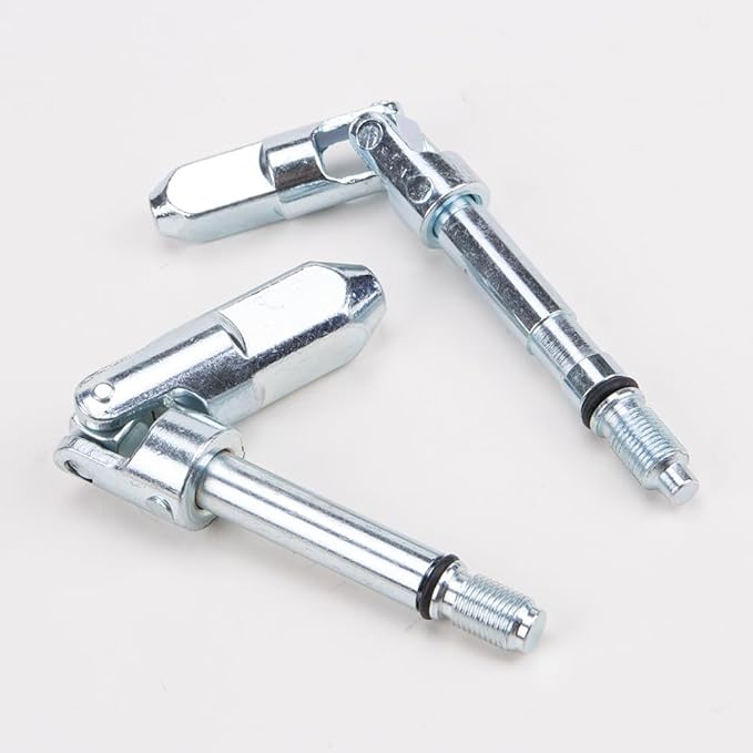 2Pcs Jack Joint Metal Tool Kit Double Pump Horizontal Jack Parts & Oil Seal Portable U Joint Rebuild Accessories for Dustproof Efficiency