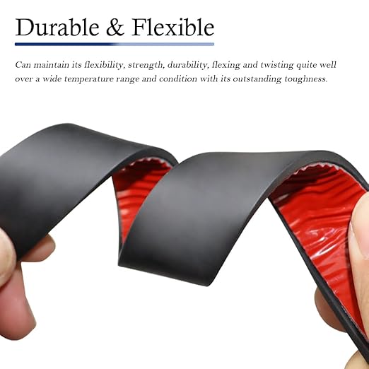 Neoprene Rubber Strips Self Adhesive Solid Rubber Sheets, Rolls & Strips for DIY Gaskets Crafts Pads Seals Warehouse Flooring Neoprene Sheet with Adhesive Backing (1" Wide x 1/8" Thick x 40' Long)