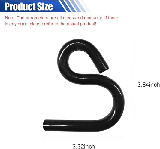 Auto 6007 Lower Control Arm Prying Tool, Universal Ball Joint Press Separator Designed for 7/8" Diameter Pry Bar, Vehicle Control Arm Helper Remover, Specialty Suspension Bushing Tool (Black-2PCS)