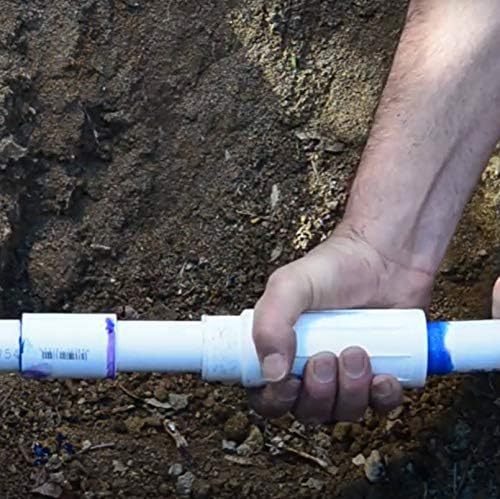 NDS 118-07 Pro-Span PVC Expansion Repair Coupling, For Broken or Cracked In-Ground PVC Pipes, 3/4-Inch IPS Slip X Spigot, White