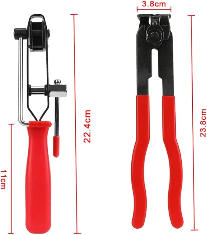 Clamp Pliers With CV Boot Kit, Ear Tie Pliers, Stainless Steel Universal Adjustable Axle Joint Crimp Tool, Hose Banding Tools