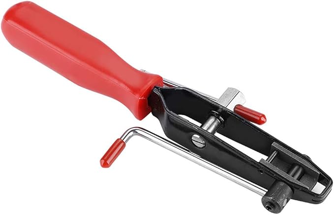 CV Joint Ear Clamp Banding Tool with Cutter, ESreake Auto Vehicle Tools Cut-Off Pliers Use for Car Repair, 10mm Fuel Hose, Cooling System, Vacuum Hoses Clamping (CV Joint Banding Tool with Cutter)